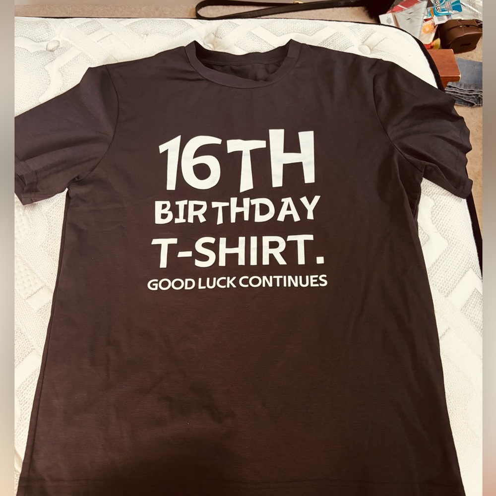 Amazon Black 16th Birthday Tee